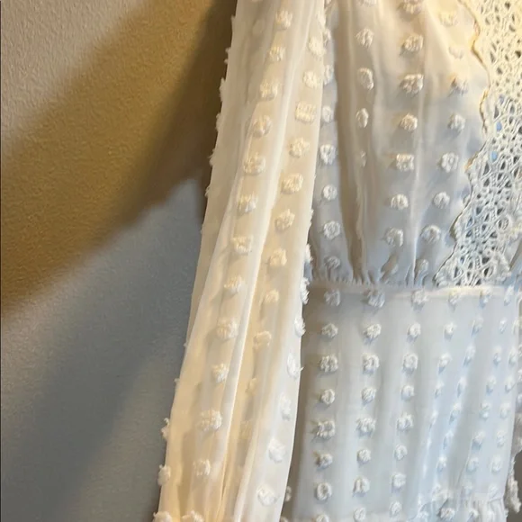 Lulu's Cream Long Sleeve Dress - Picture 6 of 15